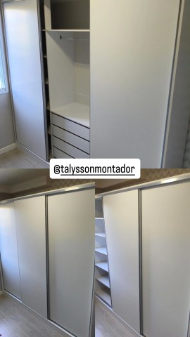 Guarda roupa porta deslizante 