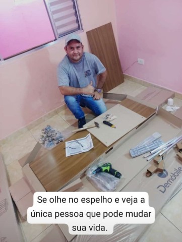 preparando as peças
