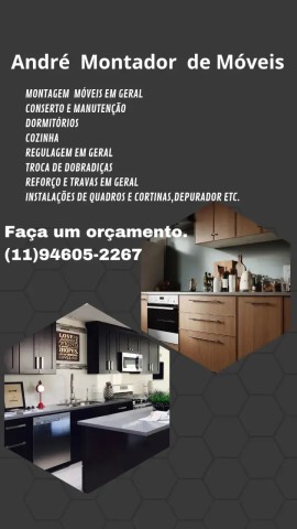 Montagem de móveis em geral 