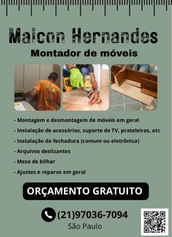 Chama o montador!