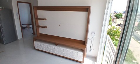 Estante Home Theater p/ TV 70" Mollino dj Móveis