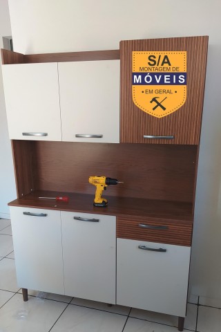 Montagem armário de cozinha 