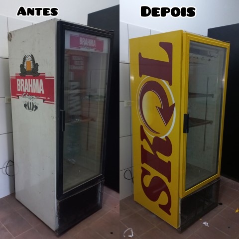 Personalização de geladeira