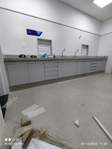 Montagem de cozinha. 