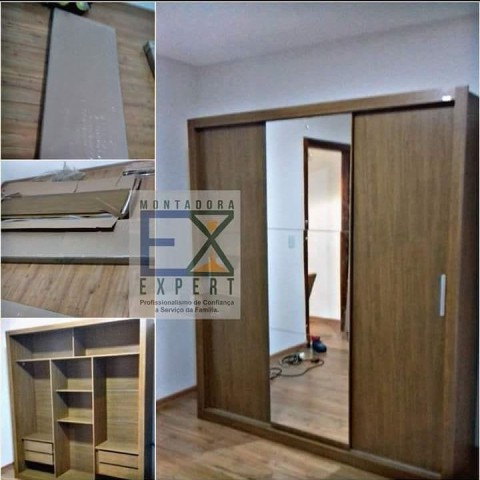 Guarda roupas da caixa.