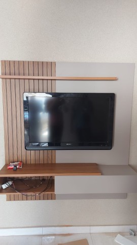 Montagem de Painel de tv em ouro verde Campinas 