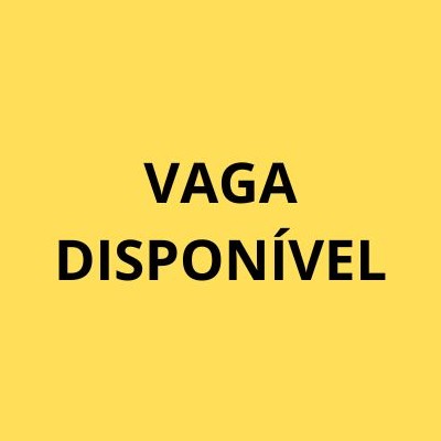 VAGA DISPONÍVEL